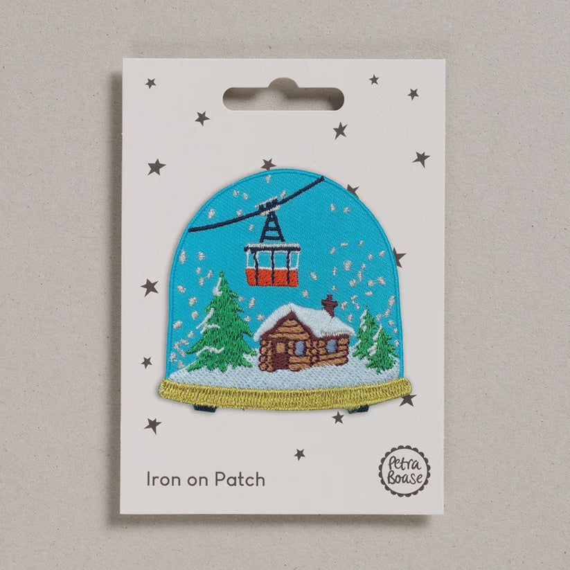 Iron On Patch Snow Dome