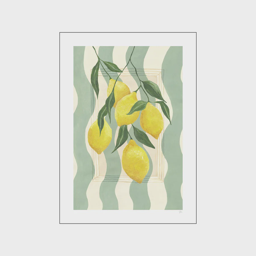 Striped Lemons 50x70