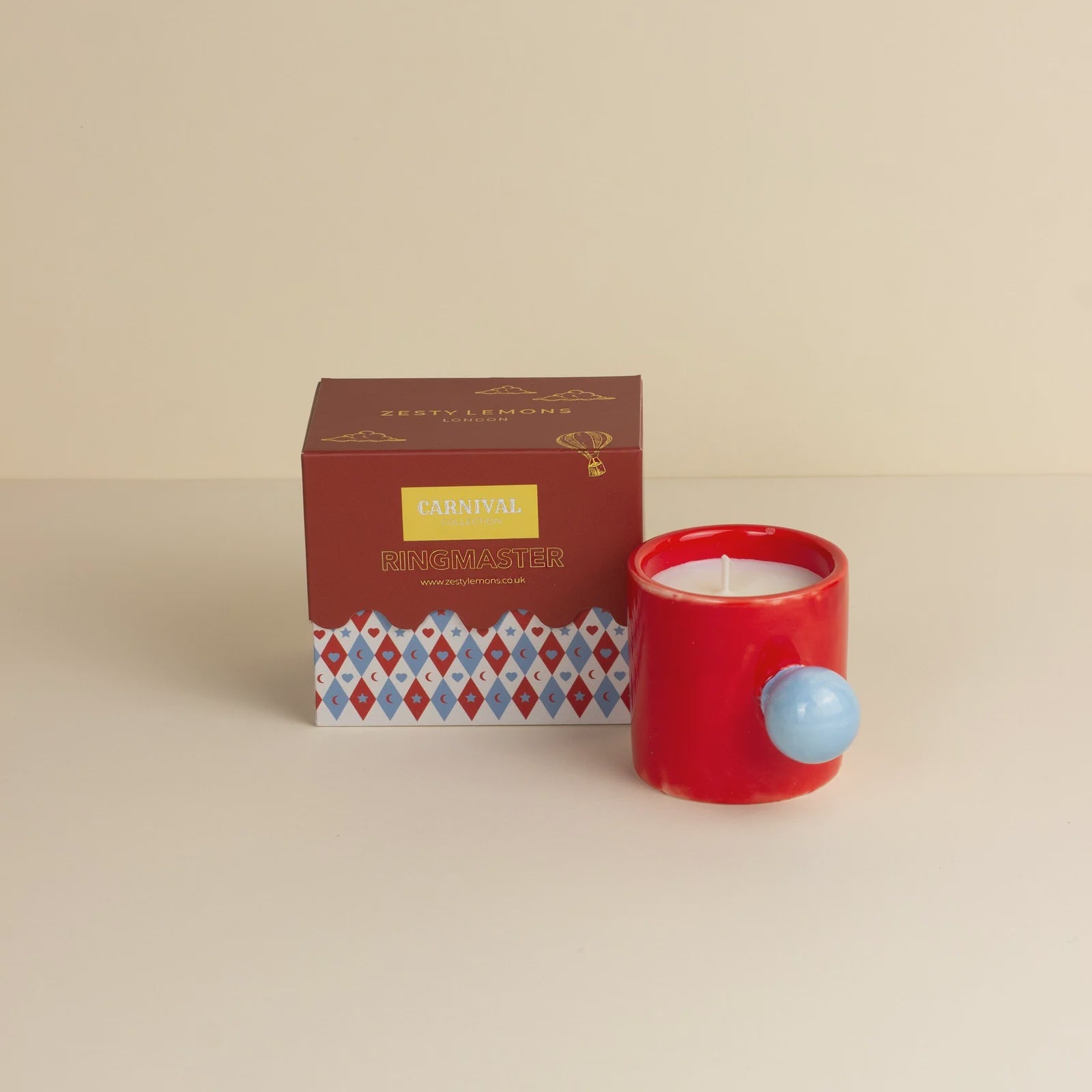 Carnival Carousel Candle / Red Ringmaster