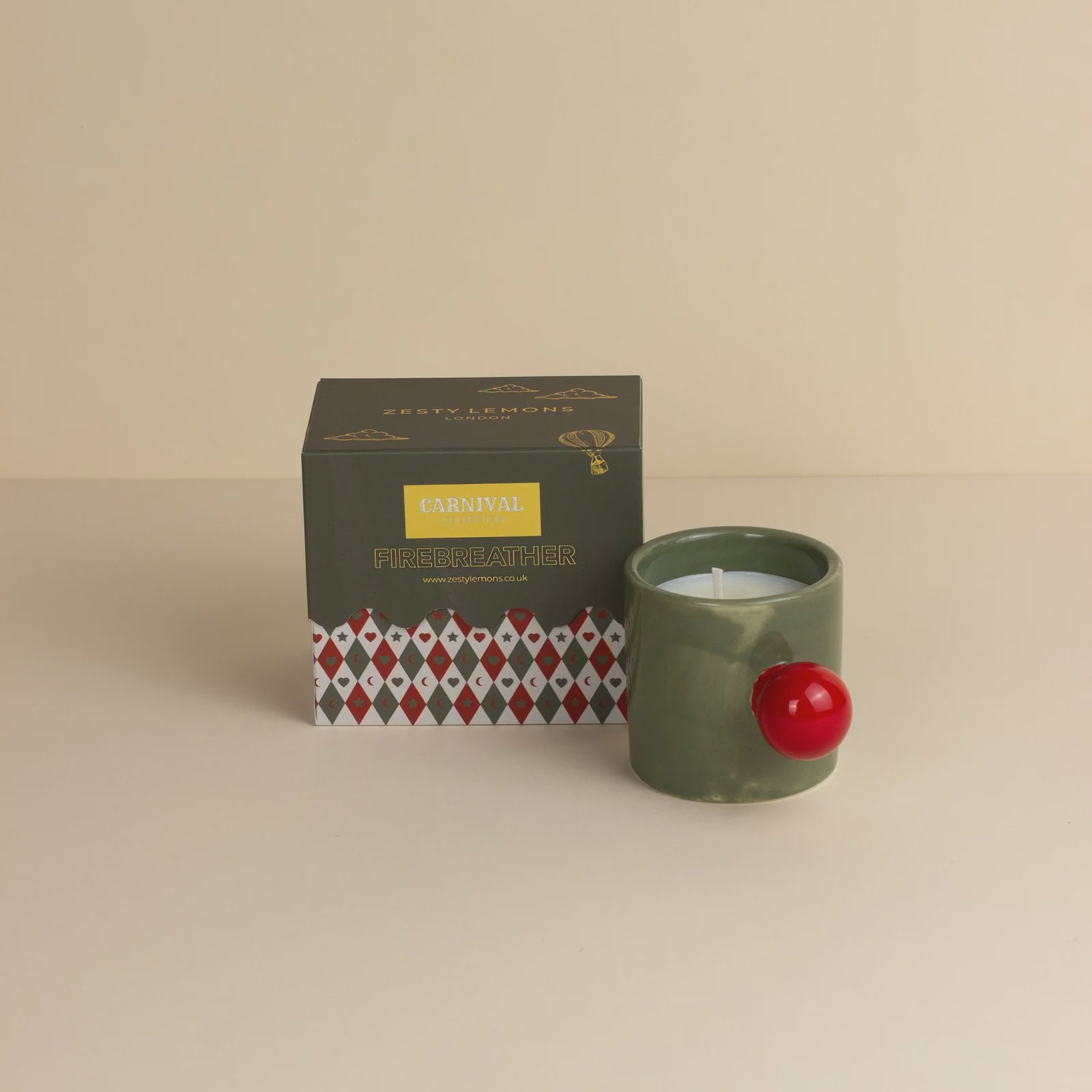 Carnival Carousel Candle / Olive Firebreather