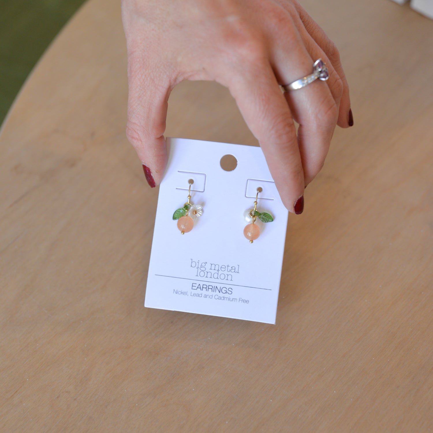 Marina Tangerine Fruits Drop Earrings