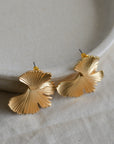 Julia Gynko Leaf Dangle Earrings