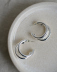 Big Metal London Pauline Oversized Hoops