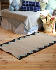 Cocoa Wave Jute Rug 3 x 5 ft
