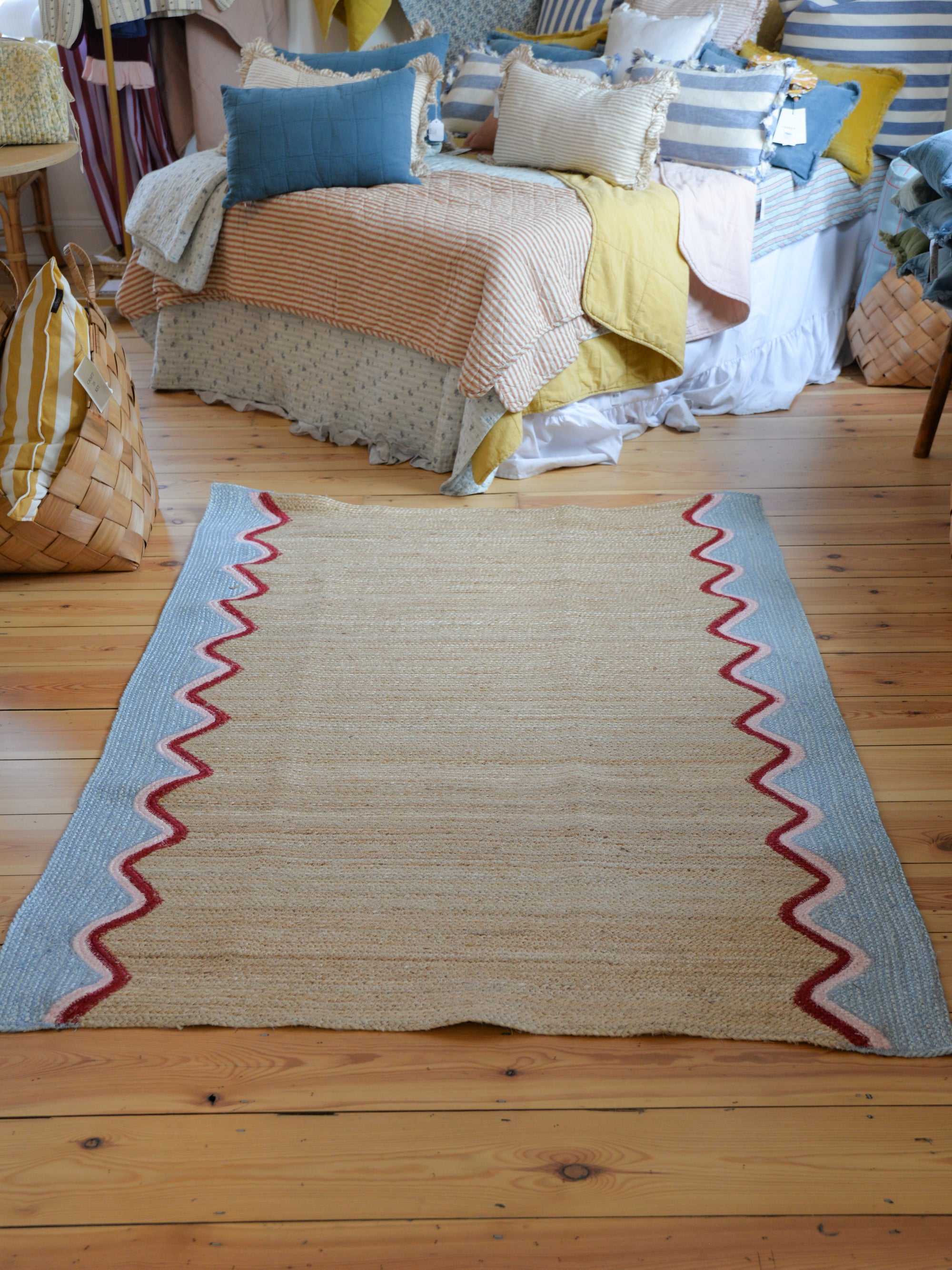Sky Wave Jute / Runner or Rug