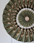 Paper Rosette Calla Olive 30 cm