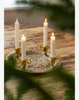 Round Iron Candle Holder for Four Candles