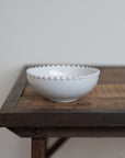 Pearl White Low Bowl / 15cm