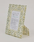Floral Lattice Buttercream Picture Frame 6x4