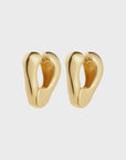Free Hoop Earrings / Gold