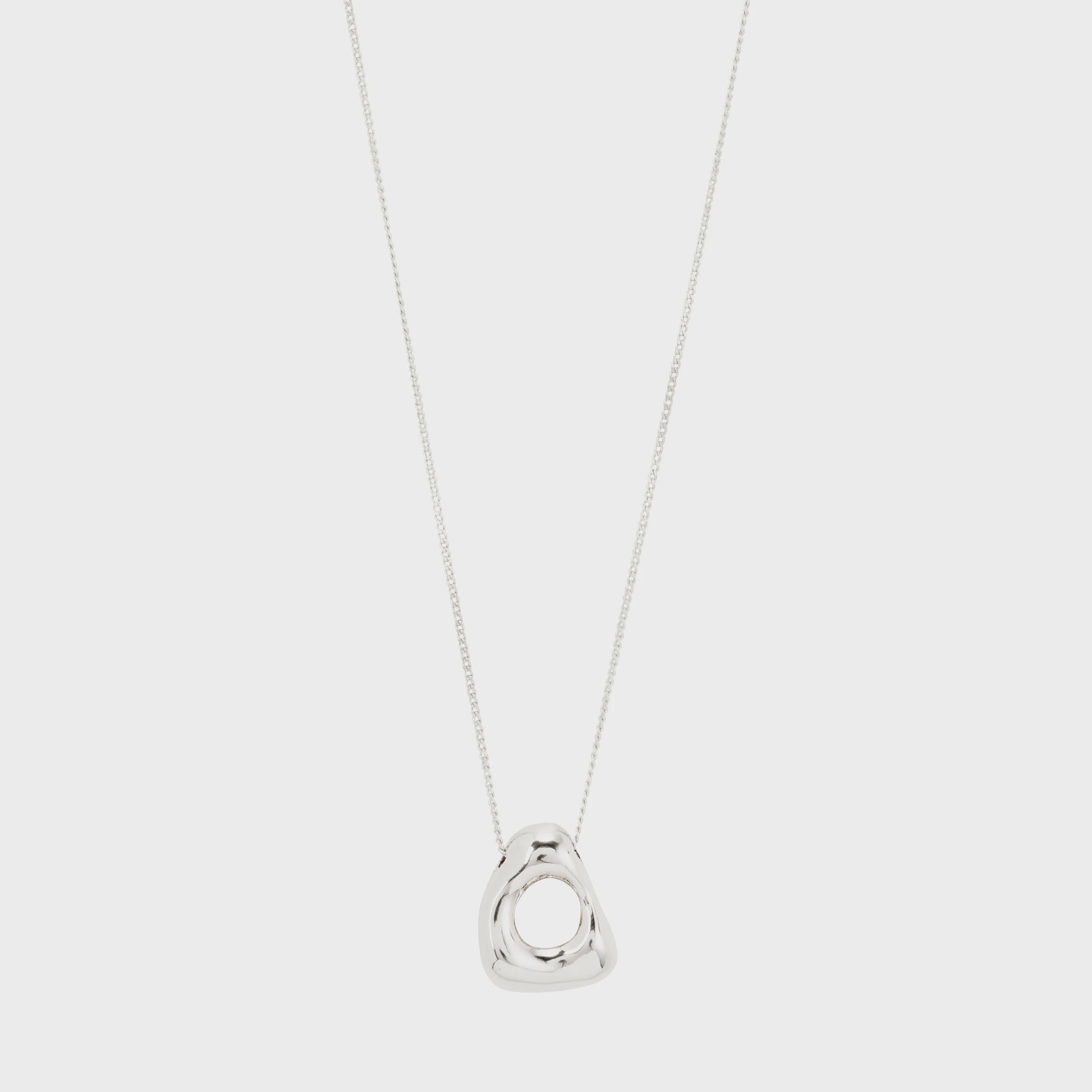 Free Pendant Necklace / Silver