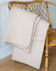 Beige Small Flowers Quilt