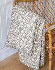 Brown Floral Quilt