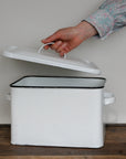 Enamel Bread Box
