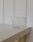Patterned Glass Tealight Candle Holder