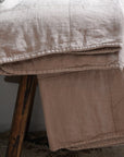 Vintage Quilt in Burned Rose / 130 x 180