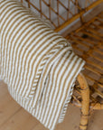 Sand Quilt / Ochre Green Stripes
