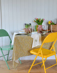 Metal Folding Chair / Yellow