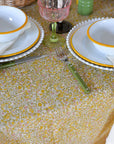Yellow Floral Tablecloth
