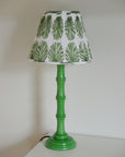 Bamboo Lamp Base / Pea Green