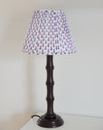 Block Printed Lampshade / Rasberry Ditsy Floral