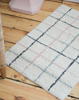 Checked Tufted Bath Mat