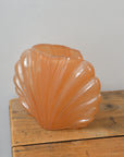 Shell Glass Vase / Peach