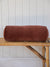 Velvet Bolster Cushion / Dark Rose