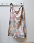 Checked Tea Towel / Blue and Red