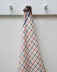Checked Tea Towel / Blue and Red