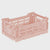 Mini Folding Crate / Milk Tea