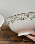 Faustine Patterned Floral Salad Bowl / Green