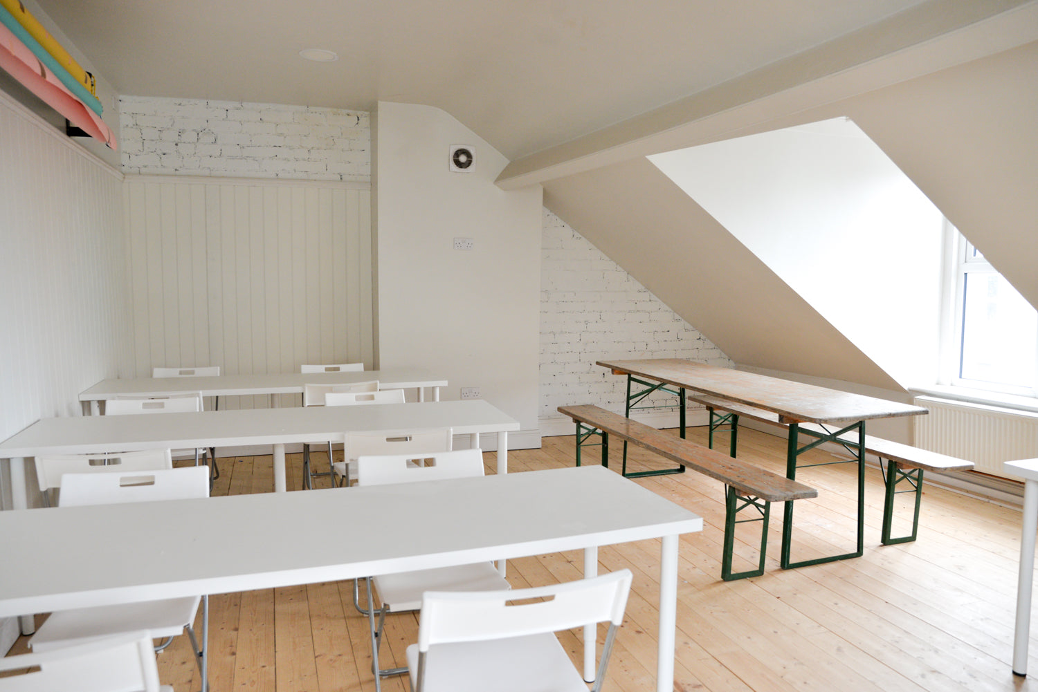 Workshop space for hire at Mon Pote homeware shop in Bristol.