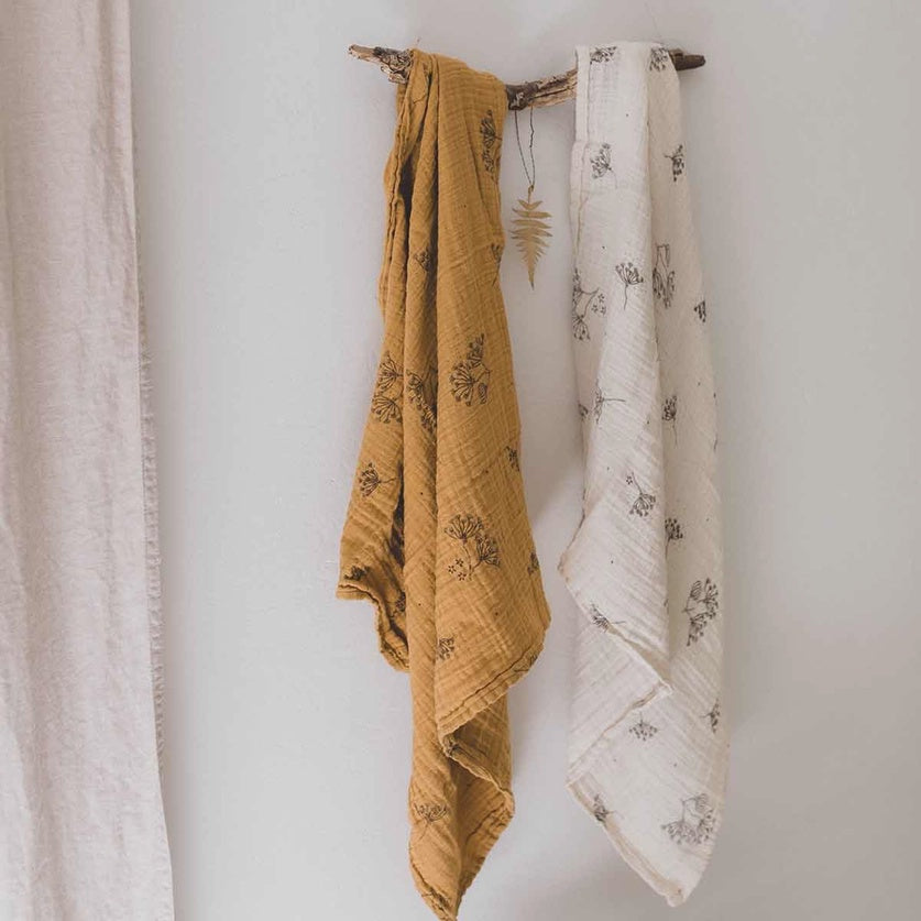 Muslin Swaddle / Ombrelle Mustard