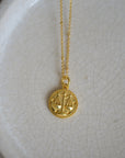 Zodiac Gold Coin Necklaces