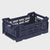 Mini Folding Crate / Navy