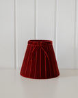Lampshade Velvet Mistinguette Red