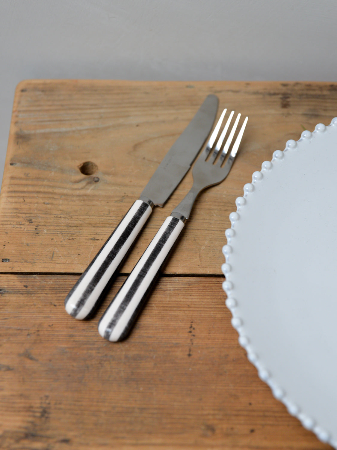 Paul Black Stripe Stainless Steel Knife