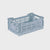 Mini Folding Crate / Pale Blue
