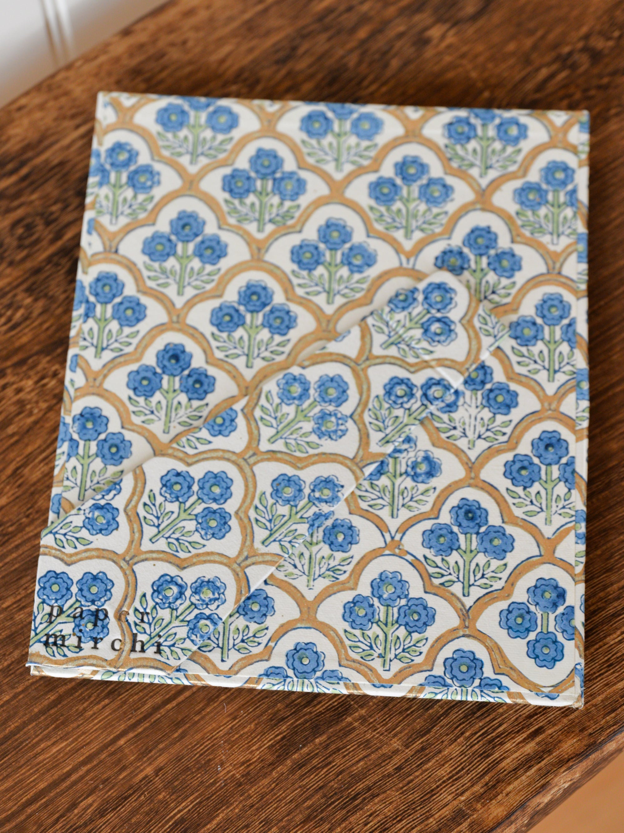 Trellis Indigo Picture Frame 5x7