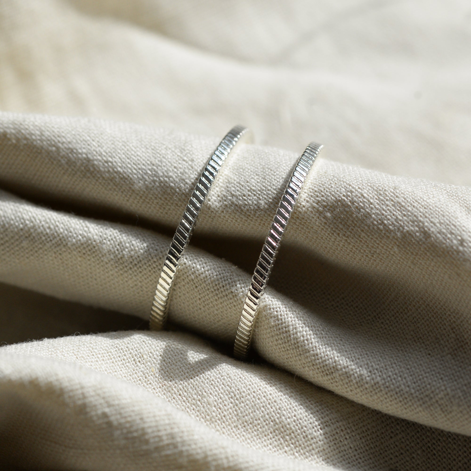 Lidia Recycled Hoops / Gold and Silver