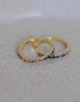Reign 2-in-1 Diamond Hoops / Gold