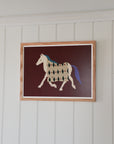 Horse Bordo / 30 x 40