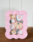 Pink Wave Photograph Frame 4 x 6