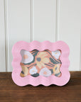 Pink Wave Photograph Frame 4 x 6