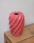 Rowena Stoneware Vase / Pink