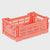 Mini Folding Crate / Salmon