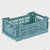 Mini Folding Crate / Teal