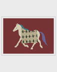 Horse Bordo / 30 x 40