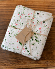 Splatter Tablecloth / Green and Pink